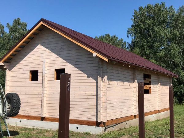 Баня-дом 6х10 из профилированного бруса 150х150 — изображение 3