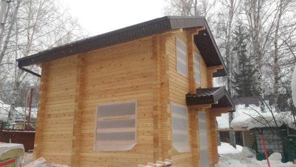 Проект дома-бани 5x6 из кедра 200x150 — изображение 4