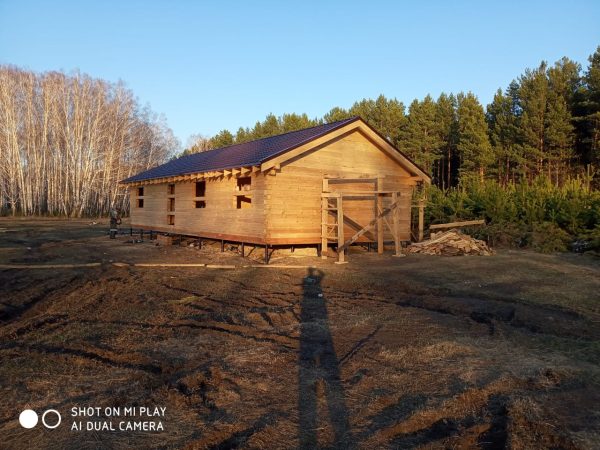 Дом 7х15 из профилированного бруса 150х150 — изображение 12